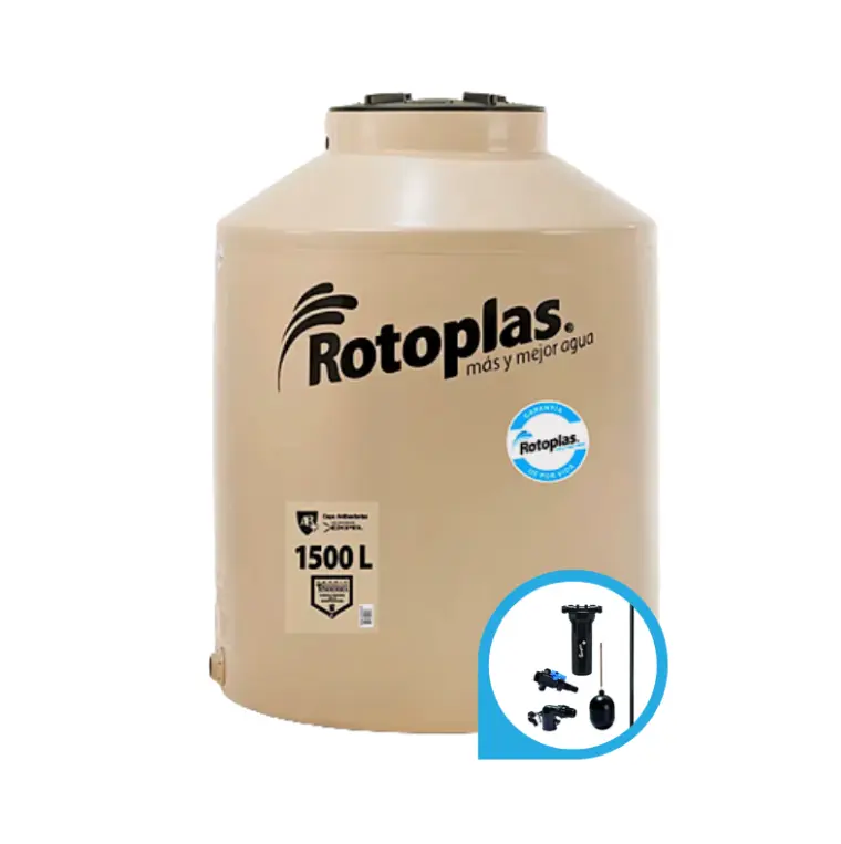 Tanque de agua Rotoplas Domestico de1500 Litros