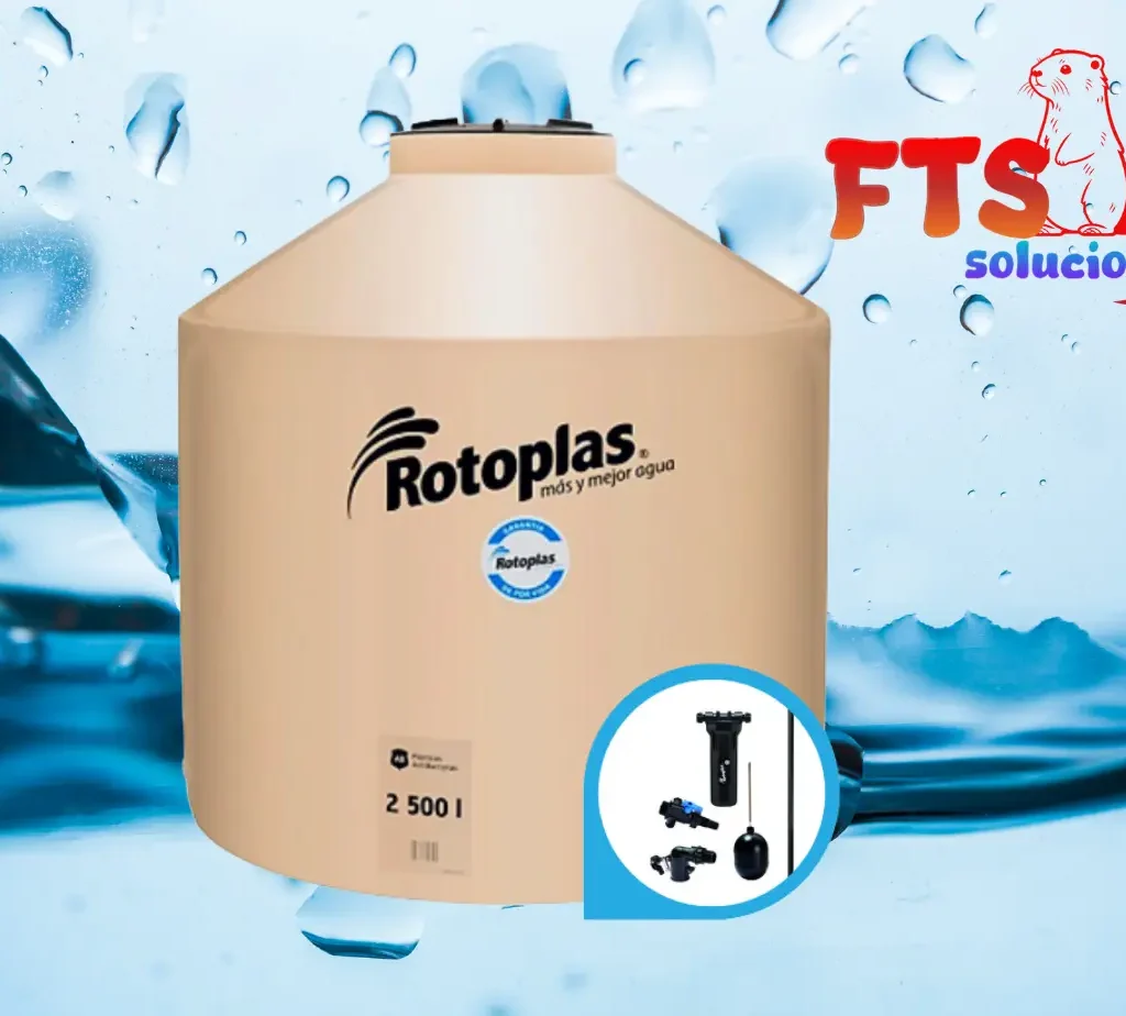 Tanques Rotoplas de diferentes capacidades para asegurar el almacenamiento de agua en Arequipa durante la temporada de lluvias.