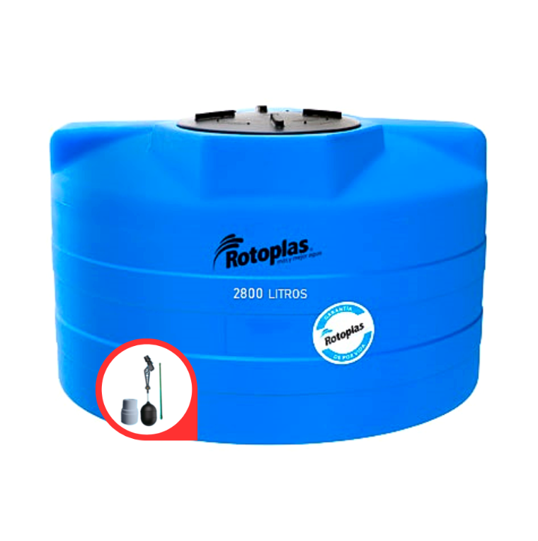 Cisterna de agua Rotoplas 2800 litros