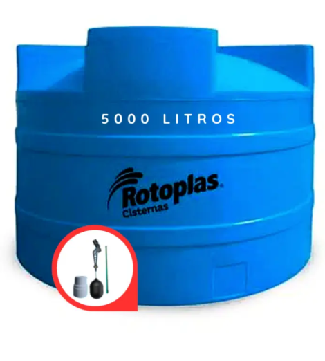 Cisterna de agua Rotoplas 5000 litros