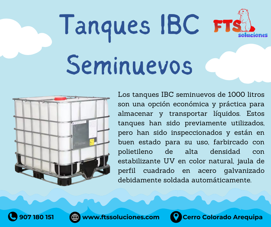 Tanques IBC seminuevos