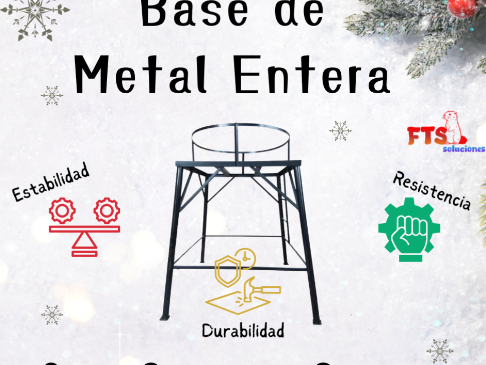 Base de metal entera