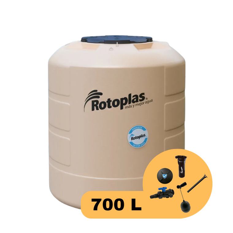 Tanque de agua rotoplas de 700 litros