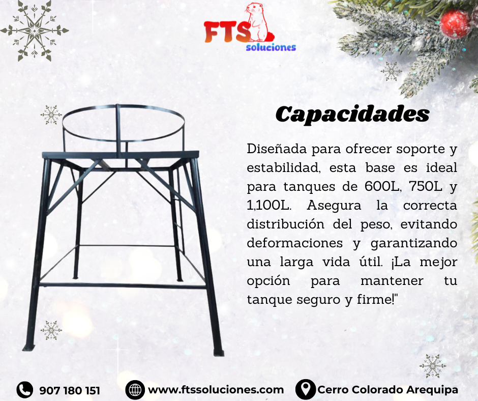 Capacidades de la base de metal