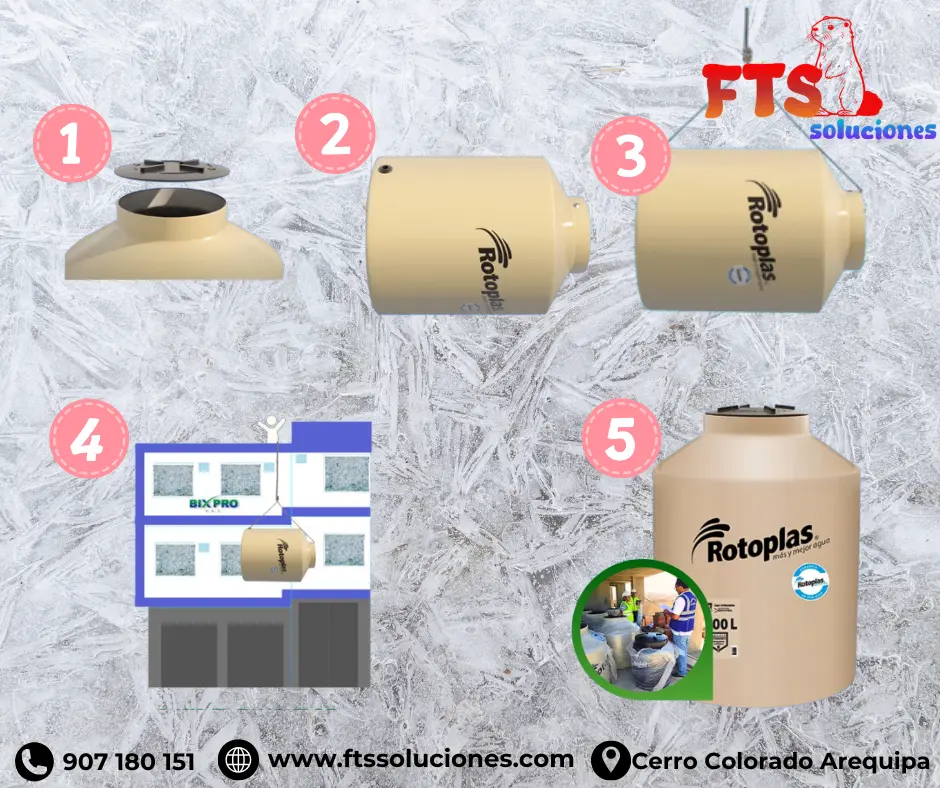 instalación de tanques Rotoplas domésticos