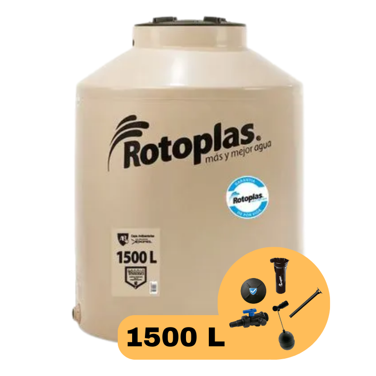 tanque de agua rotoplas de 1500 litros