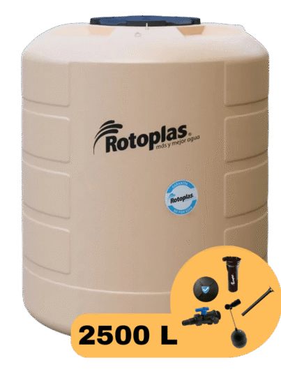 tanque de agua de 2500 litros rotoplas