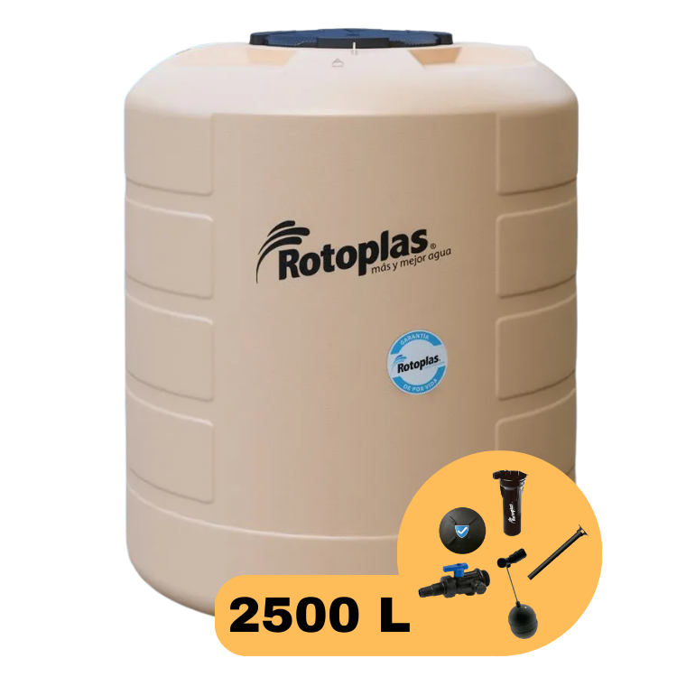 tanque de agua de 2500 litros rotoplas